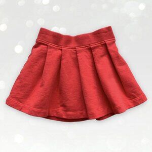 Janie and Jack 6-12m Red Pleated Skirt